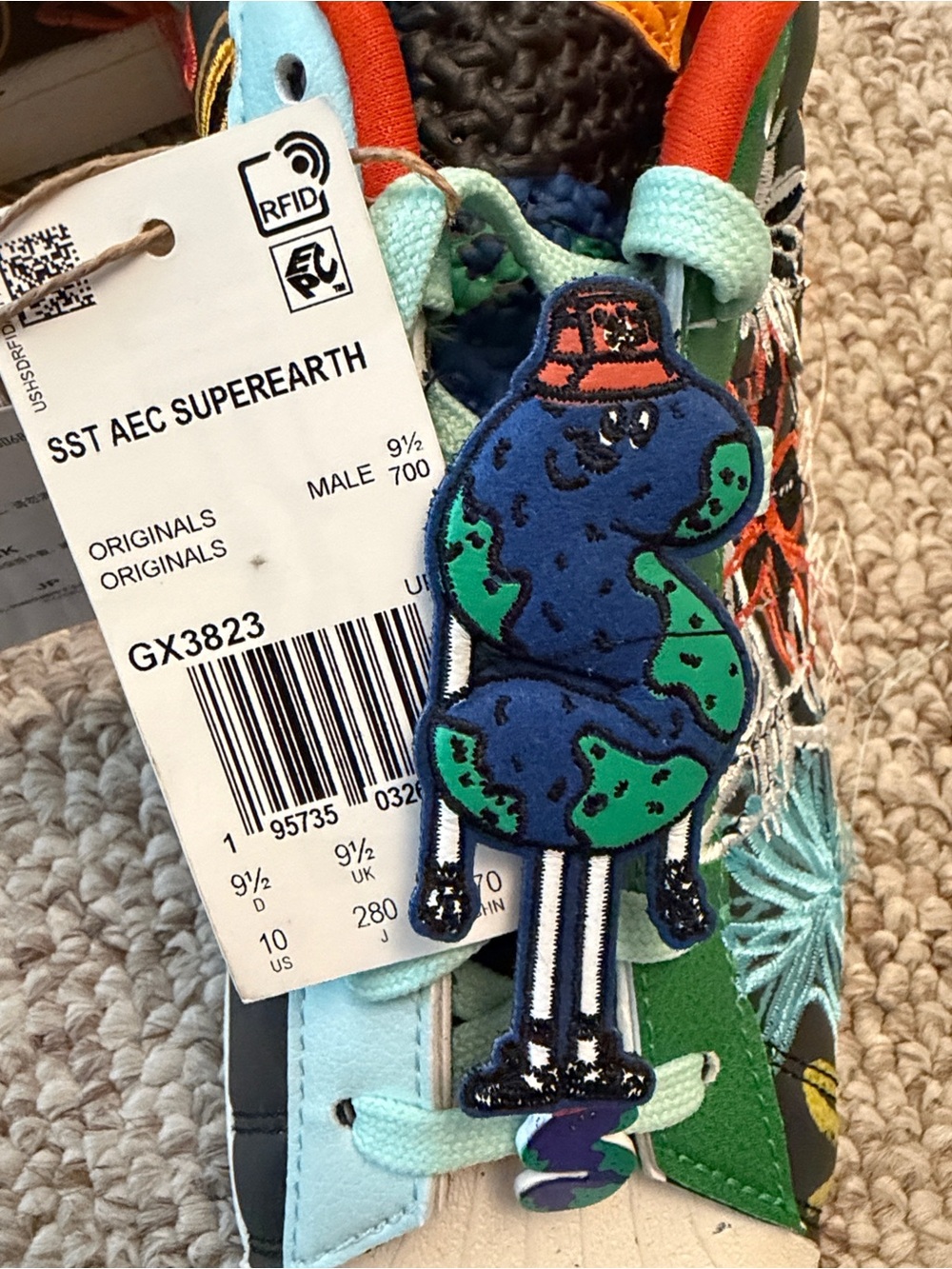 adidas super earth Sneakers – Green/Black/Orange - Picture 5 of 5